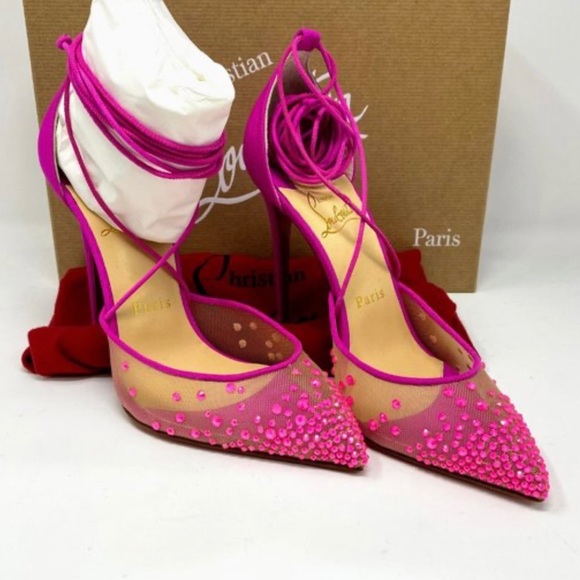 SOLD SOLD SOLD hot pink Christian Louboutin Maia Labella - Picture 1 of 7